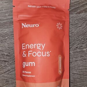 Energy & Focus Gum - Cinnamon Flavor